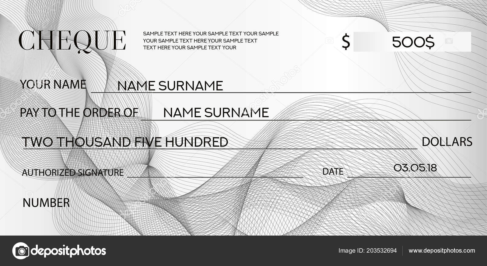 Cheque Check Template Chequebook Template Blank Bank Cheque Within Blank Business Check Template