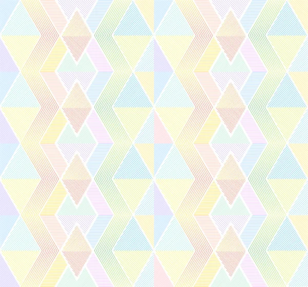 Абстрактный Бесшовный Шаблон Векторный Красочный Фон Геометрическими Треугольными Фигурами Яркий — стоковый вектор
