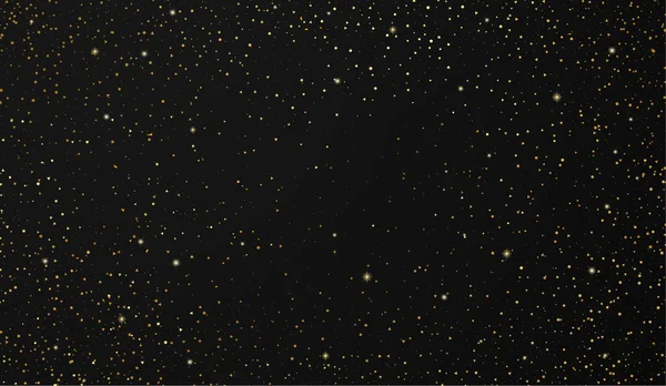 Twinkling Stars Back Background Sparkling Elements Dark Galaxy Atmosphere Illustration — Stock Vector