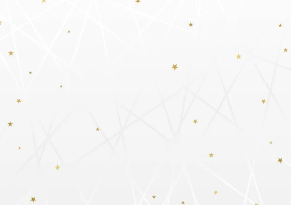 Белый Фон Звездами Абстрактными Линиями Геометрические Фигуры Праздничный Фон Любого — стоковое фото