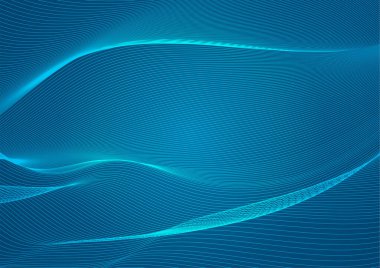 Soyut dalgalı mavi çizgiler (Guilloche deseni) sertifika, borç senedi, diploma ve resmi belgeler için kullanışlıdır. Yüksek teknoloji için boş yatay şablon
