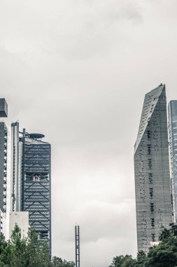 Paseo de la Reforma Mexico City'de bir görünümünü.