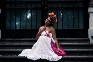 Catrina sesion birkaç gün befor Meksika ölü kutlama günü