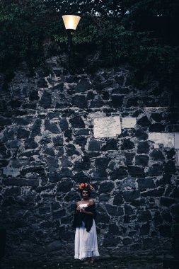 Catrina sesion birkaç gün befor Meksika ölü kutlama günü