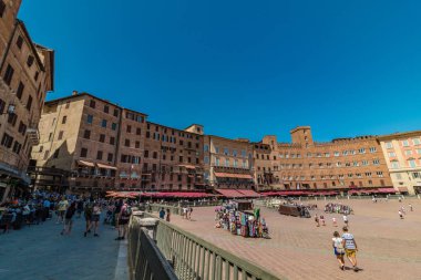 Piazza del campo Siena, İtalya