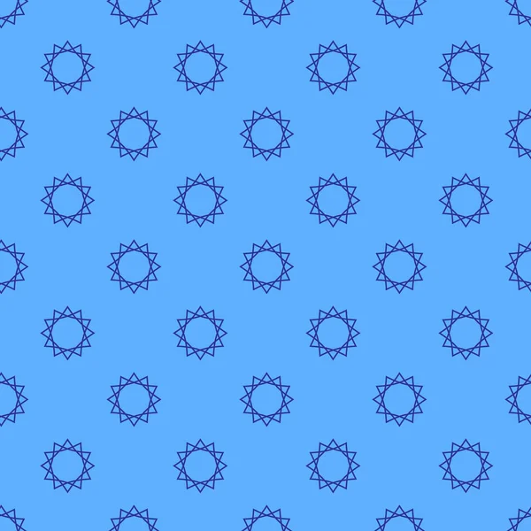 Modello Geometrico Astratto Sullo Sfondo Blu — Vettoriale Stock