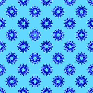 Açık mavi renkli olarak soyut seamless modeli