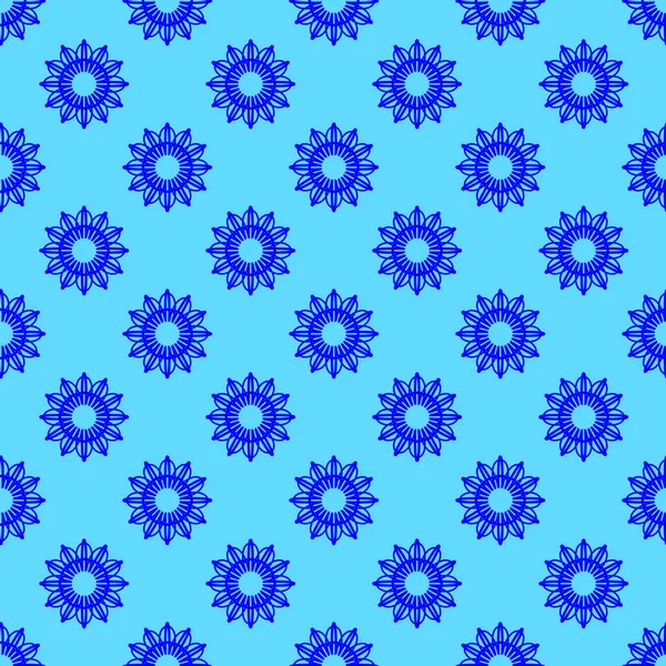 Абстрактный Бесшовный Рисунок Голубом Фоне — стоковое фото