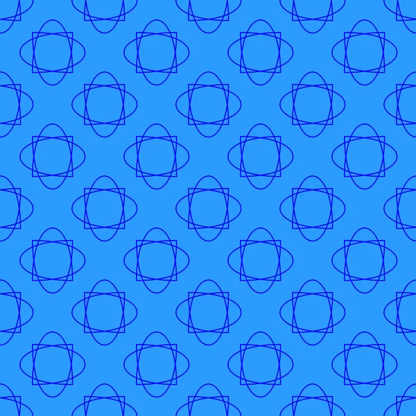 Абстрактный Бесшовный Рисунок Голубом Фоне — стоковый вектор