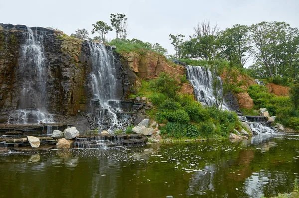 Waterfall Forest — Stock Photo, Image