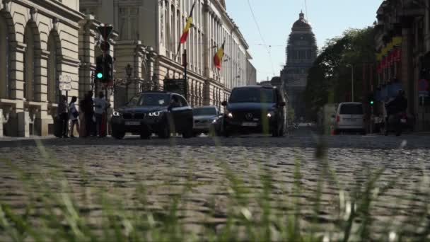 Bruselas Bélgica 2018 Vista Bruselas — Vídeos de Stock