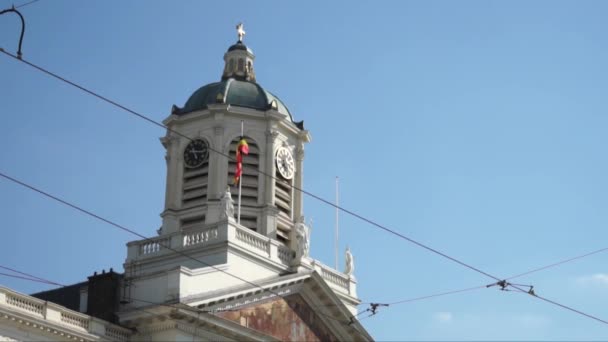 Bruxelas Bélgica 2018 Vista Bruxelas — Vídeo de Stock