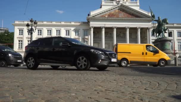 Bruxelas Bélgica 2018 Vista Bruxelas — Vídeo de Stock