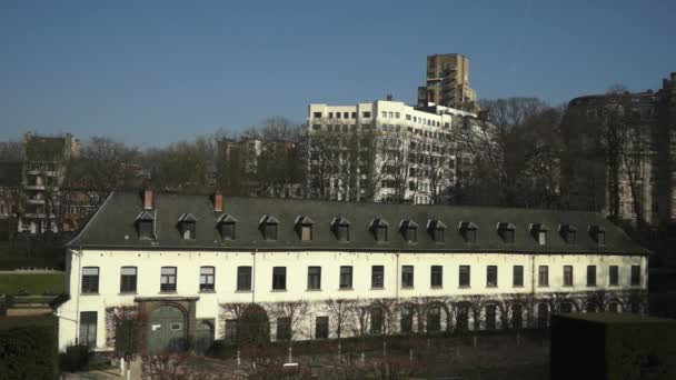 Bruxelles Belgium 2017 Ansicht Von Brüssel — Stockvideo