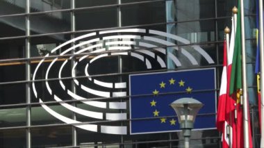 Brussels, Belçika - 03/20/2017 Parlamentosu