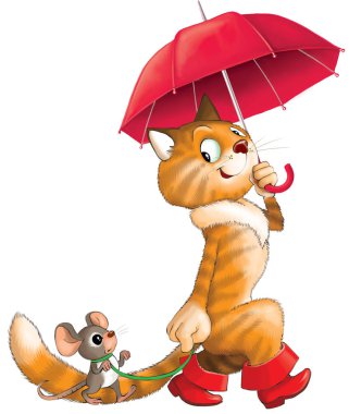 komik karikatür komik kedi