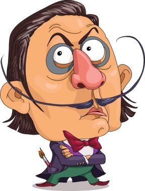 komik karikatür komik Dali