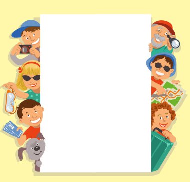 Vektör çizim Turizm