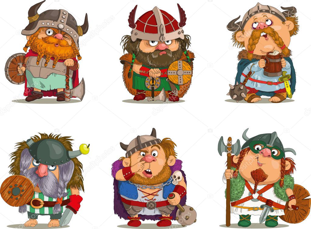 Vector illustration Vikings