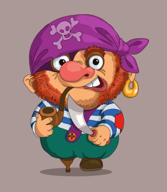 komik karikatür korsan