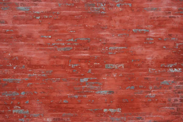 Closeup View Red Old Brick Wall — Stock Photo, Image