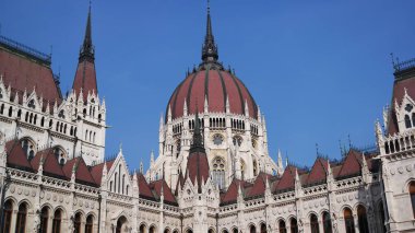 Budapeşte, Macaristan'da bina Parlamentonun kubbe 