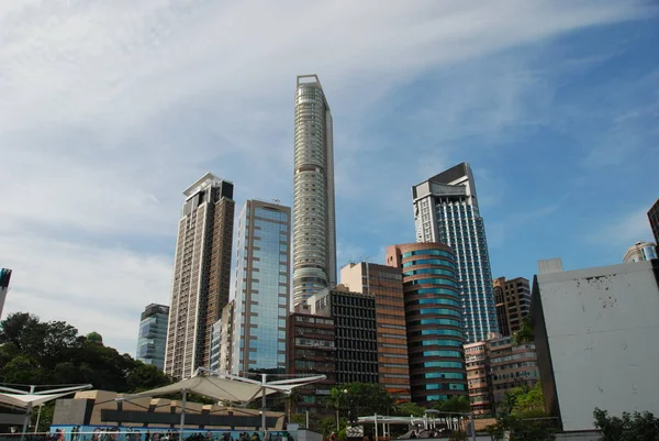 香港星光花园摩天大厦的现代建筑 — 图库照片