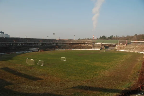 Urbex Estádio Futebol Abandonado Decadente Brno — Fotografia de Stock