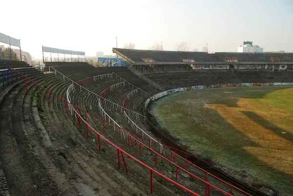 Urbex Estadio Fútbol Abandonado Decadencia Brno — Foto de Stock