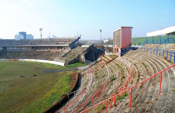 Urbex Estadio Fútbol Abandonado Decadencia Brno — Foto de Stock