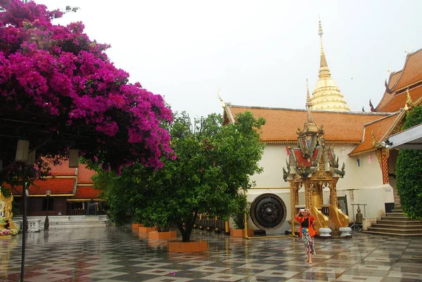 Temple Bouddhiste Doi Suthep Chiang Mai Thaïlande — Photo