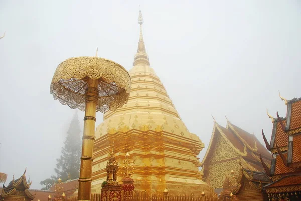 Templo Budista Doi Suthep Chiang Mai Tailândia — Fotografia de Stock