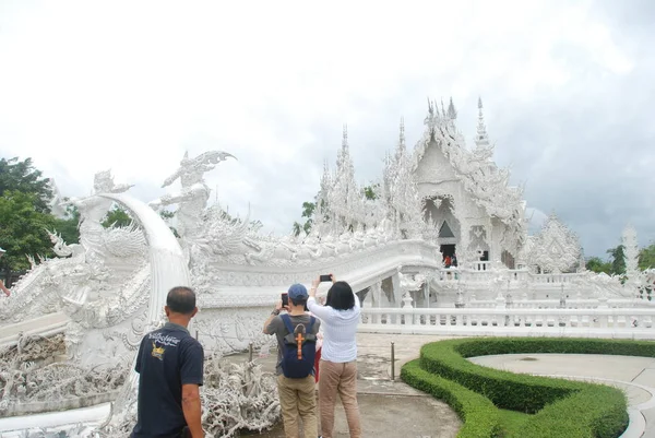 Wat Rong Khun Alias Der Weiße Tempel Chiang Rai Thailand — Stockfoto