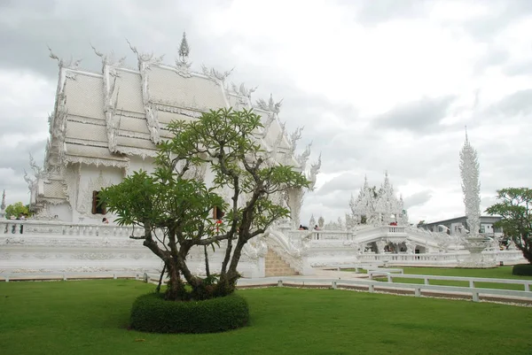 Wat Rong Khun Alias White Temple Chiang Rai Thailand — Stock Photo, Image