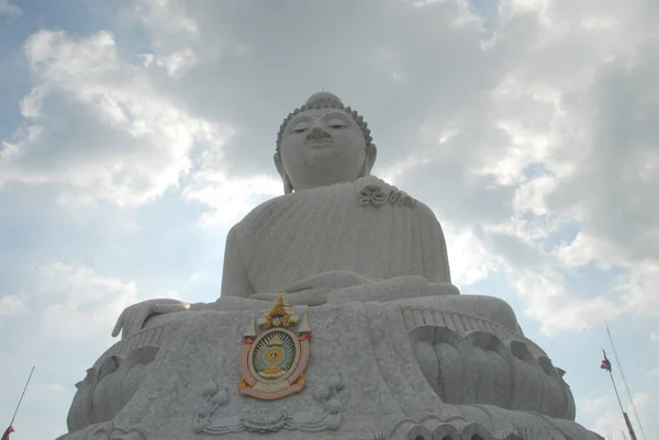 Grande Estátua Pedra Buda Phuket Ilha Tailândia — Fotografia de Stock