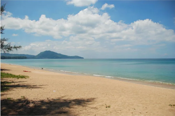 Mai Khao Beach Dans Parc National Sirinat Île Phuket Thaïlande — Photo