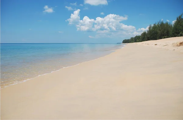 Mai Khao Beach Sirinat National Park Phuket Island Thailand — Stock Photo, Image