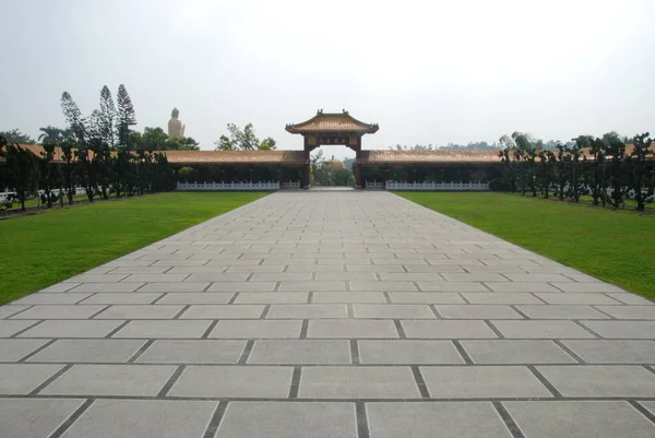 Porta Guang Shan Templo Budista Kaohsiung Taiwan — Fotografia de Stock