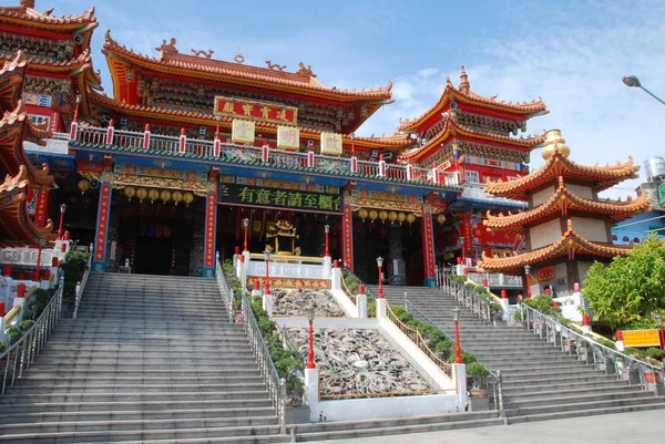 Kai Ming Tang Templo Por Lotus Pond Kaohsiung Taiwan — Fotografia de Stock