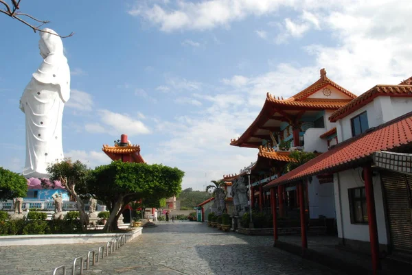 Templo Budista Parque Zhongzheng Keelung Taiwan — Fotografia de Stock