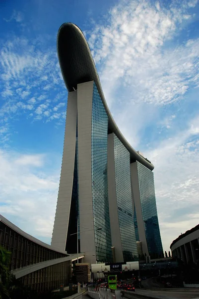 Exterior Del Marina Bay Sands Hotel Singapur — Foto de Stock