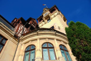 Romanya'da Peles Kalesi'nin dış cephesi 