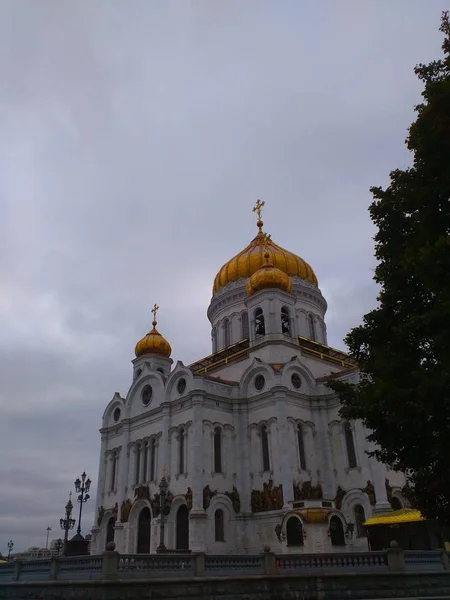 Kathedraal Van Christus Verlosser Moskou Rusland — Stockfoto