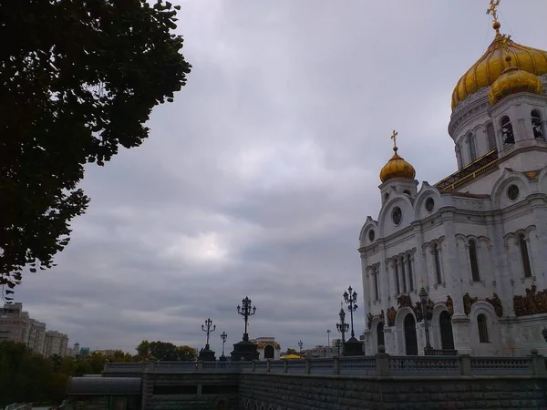 Krisztus Megváltó Székesegyháza Moszkvában Oroszországban — Stock Fotó