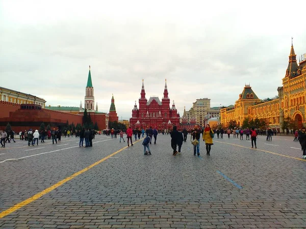 Praça Vermelha Moscou Rússia — Fotografia de Stock