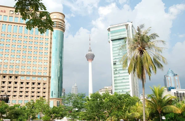 Menara Toren Kuala Lumpur Panorama Maleisië — Stockfoto