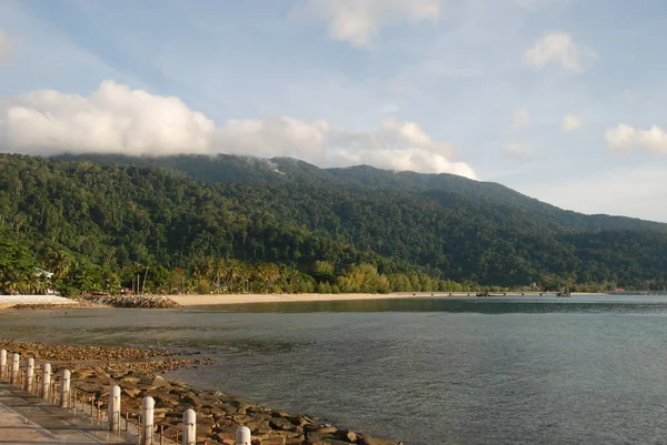 View Coast Mountains Jungle Tioman Island Malaysia — Stock Photo, Image