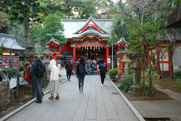 Nakatsuno Miya Část Svatyně Enoshima Jinja Fujisawě Kanagawa Japonsko — Stock fotografie