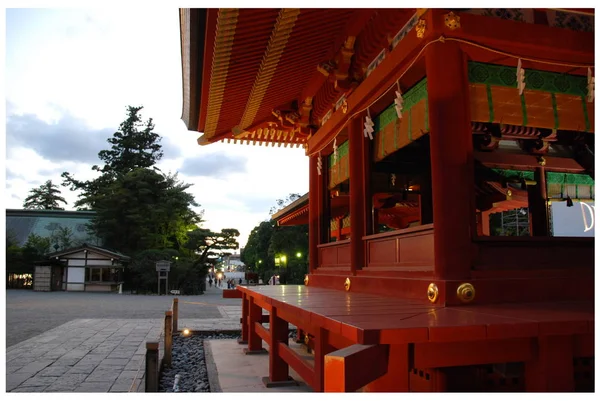 Tsurugaoka Hachiman Shinto Kegyhely Kamakura City Center Japán — Stock Fotó