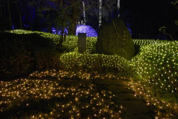 Winter Iluminations Festival Enoshimaön Fujisawa Japan 2017 — Stockfoto